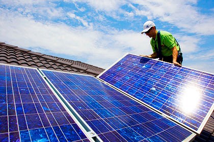 Solar Panels Eco Friendly Housing