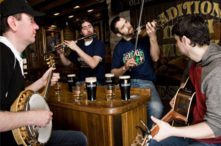 Irish pubs and music