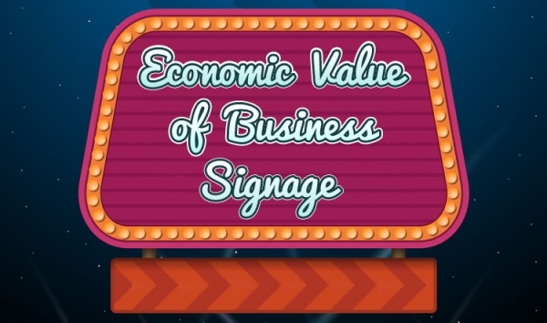 Economic value of a signage thumbnail