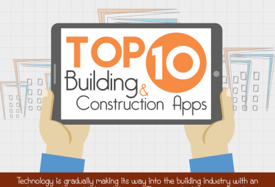 Building and construction apps infographic