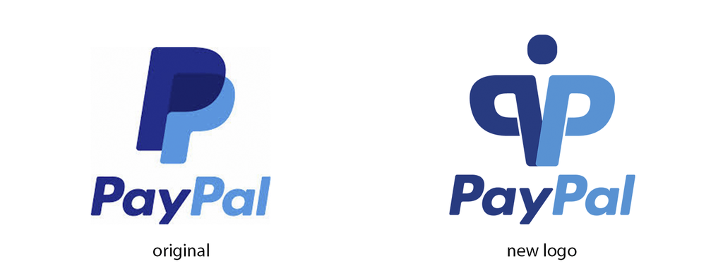 paypal logo history