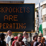 Pickpockets signage