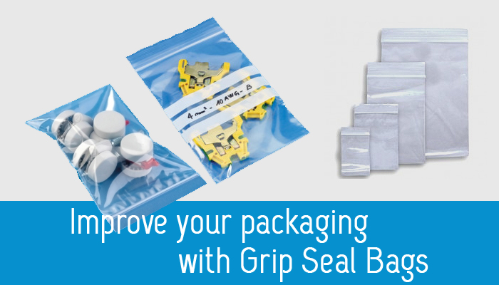Improve your packaging with Grip Seal Bags - Ms Packaging
