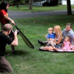 Shooting family portraits
