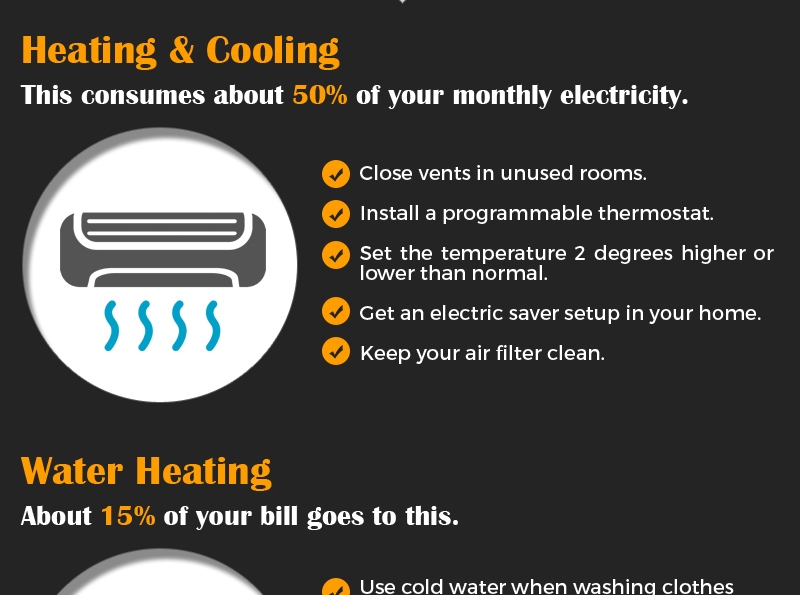 19 Ways to Save Electricity at Home [Infographic]