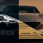 Transition of Jaguar car maker's brand design with automobile choices