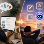Image describes the transformation from search engine to AI agents